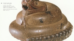 Rattlesnakes sculptures aztec