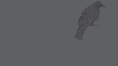 Ravens Typography poem Edgar