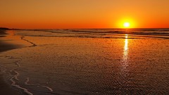 Rays nature clouds ocean Beaches