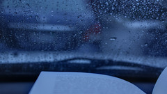 Reading Books water drops