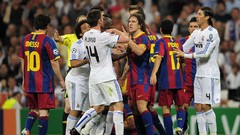 Real Madrid lionel messi Sergio Ramos David Villa FC Barcelona 