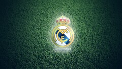 Real Madrid logo grass Crown Sport soccer soccer clubs Sports