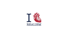 Realism Minimalism light heart