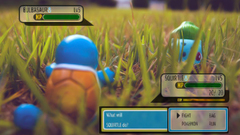 Realistic Pokemon bulbasaur squirtle