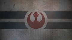 Rebel Alliance logo grunge digital art star wars