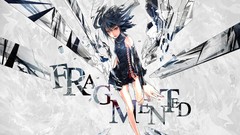 Red abstract Anime eclipse red eyes artists anime girls black 