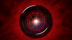 Red abstract artwork