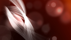 Red abstract bubbles