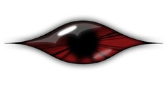 Red abstract eye
