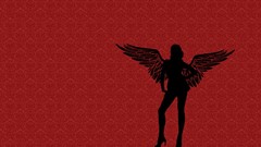 Red angels minimalistic