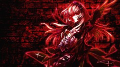 Red Anime angels rozen maiden suigintou