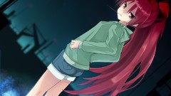 Red anime girls mahou shoujo madoka magica sakura kyouko