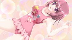 Red anime girls toradora kushieda minori purple eyes