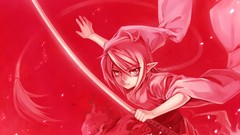 Red Anime Japanese clothes