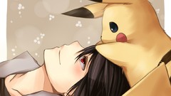 Red Anime Pikachu Pokemon