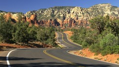 Red Arizona roads rocks