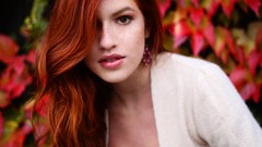 Red autumn woman Garden redheads lip gloss