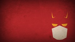 Red background daredevil superheroes minimalistic blo0p