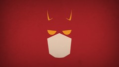 Red background daredevil superheroes minimalistic blo0p marvel 