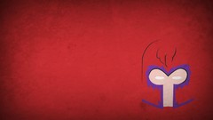 Red background magneto minimalistic blo0p marvel comics villians