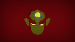 Red background the legend of zelda minimalistic blo0p Ganondorf