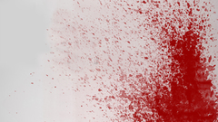 Red blood blood splatters