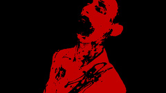 Red blot zombie You ink walls post Made