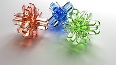 Red blue Green figures