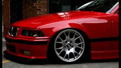 Red BMW e36