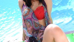 Red brunettes Maria Ozawa