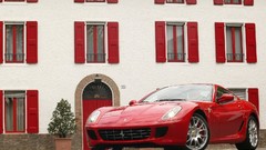 Red cars 2006 Ferrari 599 Ferrari 599 GTB Fiorano