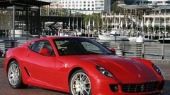 Red cars 2006 Ferrari 599 Ferrari 599 GTB Fiorano