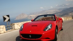 Red cars 3d Ferrari California