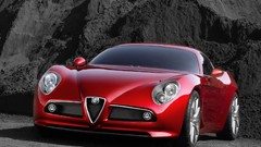 Red cars Alfa Romeo vehicles