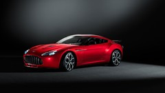 Red cars Aston Martin vehicles sports cars Aston Martin V12 