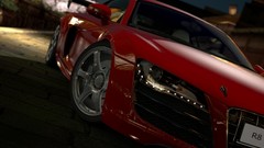 Red cars audi r8