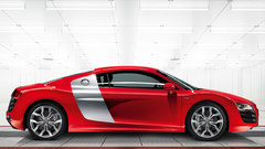 Red cars Audi vehicles