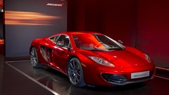 Red cars Beaches mclaren mp4-12c