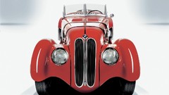 Red cars BMW vehicles old cars