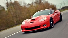 Red cars Chevrolet roads automobile vehicles streets Chevrolet 