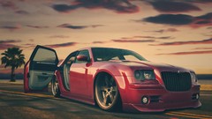 Red cars Chrysler tuning