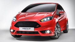 Red cars concept art ford fiesta
