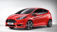 Red cars concept art ford fiesta