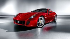 Red cars Ferrari 599 Ferrari 599 GTB Fiorano