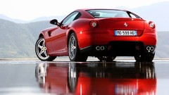 Red cars Ferrari 599 Ferrari 599 GTB Fiorano