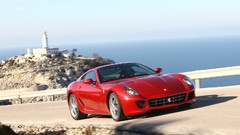 Red cars Ferrari 599 Ferrari 599 GTB Fiorano