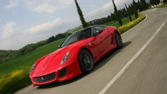 Red cars Ferrari 599 Ferrari 599 GTO