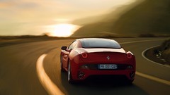 Red cars Ferrari California