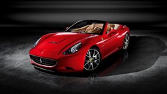 Red cars Ferrari California