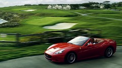 Red cars Ferrari California